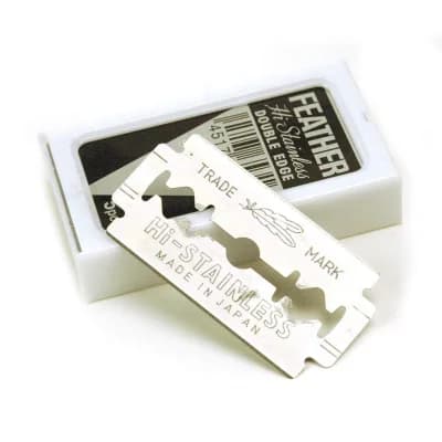 Feather Hi-Stainless Double Edge Blades